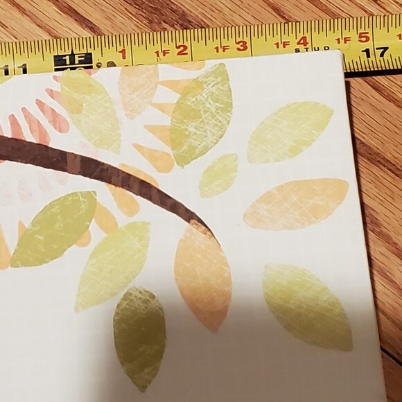 Owl Wall Art Canvas Print -Cute Whimsical Child's Room /Anywhere - 16.5 X 16.5" - Picture 12 of 12